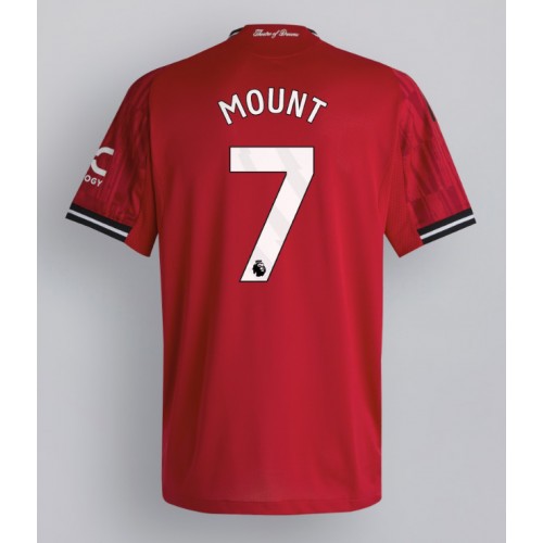 Manchester United Mason Mount #7 Replica Home Stadium Shirt 2025-26 Short Sleeve Manchester United Mason Mount #7 Replica Home Stadium Shirt 2025-26 Short Sleeve